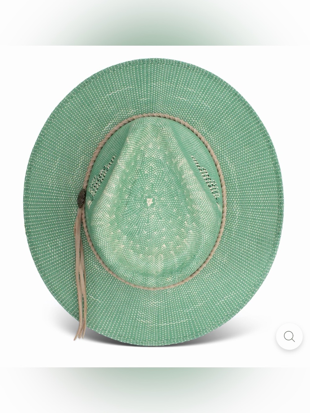 Charlie Horse straw hat green Women’s size Small - Picture 4 of 6